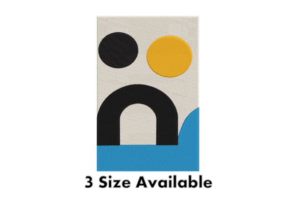 Abstract Arch Modern Embroidery Design Review
