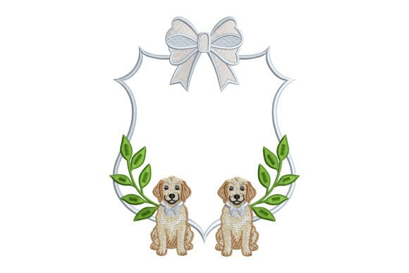 Cute Golden Puppy Dog Embroidery Review