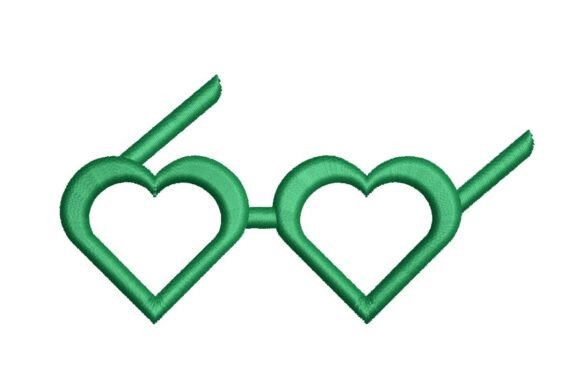 Green Heart-Shaped Frames Embroidery Design Review
