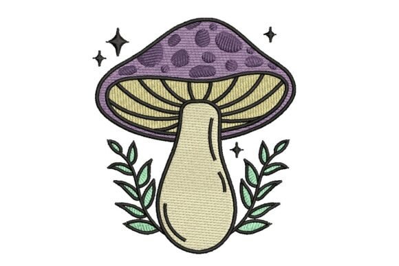 Mystical Spotted Mushroom Embroidery Review